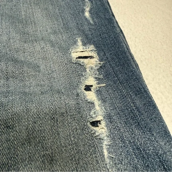 White House Black Market The Skimmer Distressed Mid Rise Jeans Size 8 #2168 - Picture 8 of 10